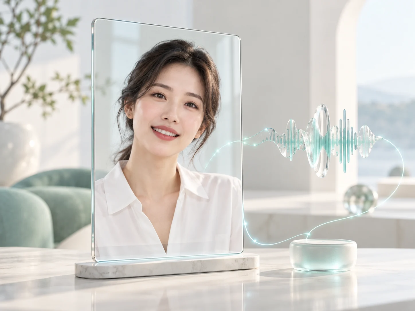 AI 数字人 · 场景示意